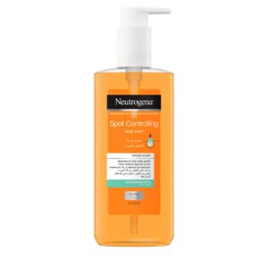 NEUTROGENA SPOT CONTROLLING OIL-FREE FACIAL WASH نيوتروجينا غسول للبشرة المعرضة للحبوب