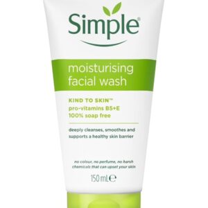 SIMPLE KIND TO SKIN MOISTURISING FACIAL WASH 150ml سيمبل غسول منظف ومرطب للبشرة