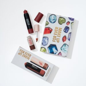 MAKE UP FOR EVER THE GLOSS & CHEERS KIT مجموعة مكياج الشفاه والخدود