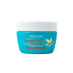 BEAVER Argan oil & Keratin Hair Mask 250ml قناع الشعر بزيت الأرغان والكيراتين