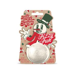 THE LUXURY BATHING Bath Fizzer Christmas Candy, Cocoa & Vanilla 150g كرة استحمام فوارة  برائحة الكاكاو والفانيليا الحلوة من ذا لكجري باثنك