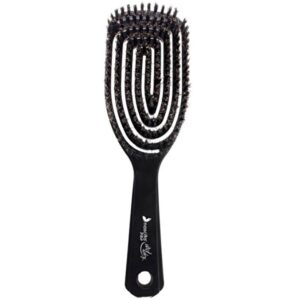 NASCITA 3D Flexi hair brush black 25 فرشاة الشعر من ناسيتا
