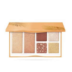 PUPA MILANO SHINE BRIGHT Face and eye palette - 001 SUNSET LOVER  بوبا باليت ظلال عيون واضاءة للبشرة