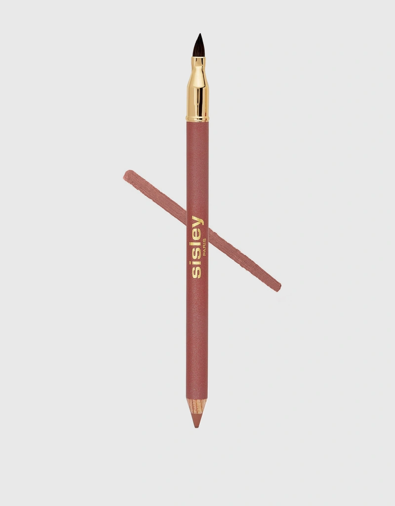 SISLEY Phyto-Lèvres Perfect Lip Liner With Lip Brush And Sharpener- 3 Rose The / Pink سيسلي محدد شفاه مثالي مع فرشاة ومبراة - Image 3