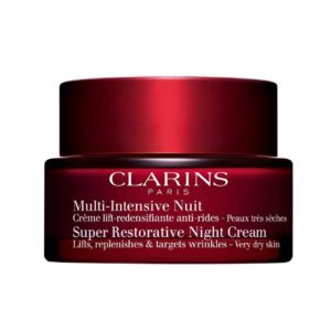 CLARINS Super Restorative Night Cream - Very Dry Skin 50ml كلارنس كريم ليلي فائق الترميم للبشرة شديدة الجفاف