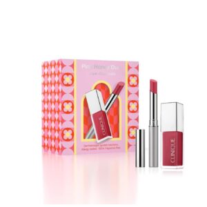 CLINIQUE Pink Honey Duo كلينك مجموعة احمر شفاه مرطبة
