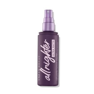 URBAN DECAY ALL NIGHTER ULTRA MATTE LONG LASTING MAKEUP SETTING SPRAY 118ml اوربان ديكي بخاخ تثبيت مكياج فائق الثبات يدوم طويلاً