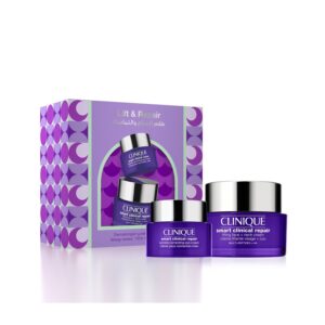CLINIQUE Lift & Repair (Lifting Face and Neck Cream 50ml + Eye Cream 15ml) Set كلينك مجموعة العناية بالبشرة
