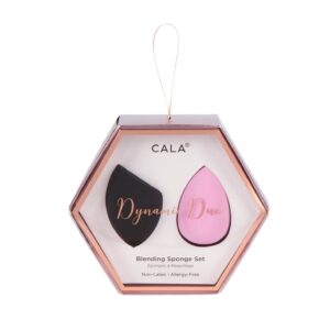 CALA DYNAMIC DUO BLENDING SPONG SET (BLACK/PINK) 76083 كالا مجموعة إسفنجات مزج المكياج