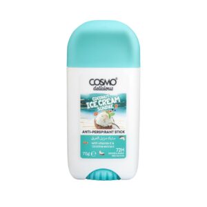 COSMO Coconut Ice Cream Sunade Anti-Perspirant Stick كوزمو مزيل عرق بنكهة آيس كريم جوز الهند