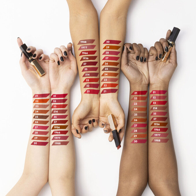 YVES SAINT LAURENT The Slim Couture matte lipstick أيف سان لوران أحمر شفاه ستك غير لامع - Image 4