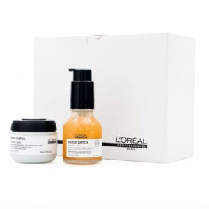 LOREAL Professionnel Mtal Detox OIL and Travel Size Mask Duo Set  مجموعة ثنائية للعناية بالشعر