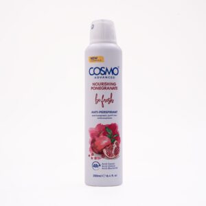 COSMO ADVANCED NOURISHING POMEGRANATE BE FRESH ANTI-PERSIPIRANT 250ml كوزمو رذاذ مزيل تعرق