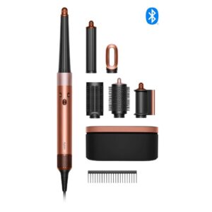 DYSON Airwrap i.d. Straight to Wavy Hair - Amber Silk 6*1 دايسون جهاز تجعيد تسريح الشعر بتقنية البلوتوث
