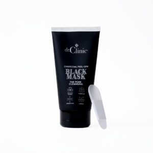 DR. CLINIC CHARCOAL PEEL-OFF BLACK MASK THE PORE CLEANSING دكتور كلينك قناع الفحم الاسود للعناية بالبشرة
