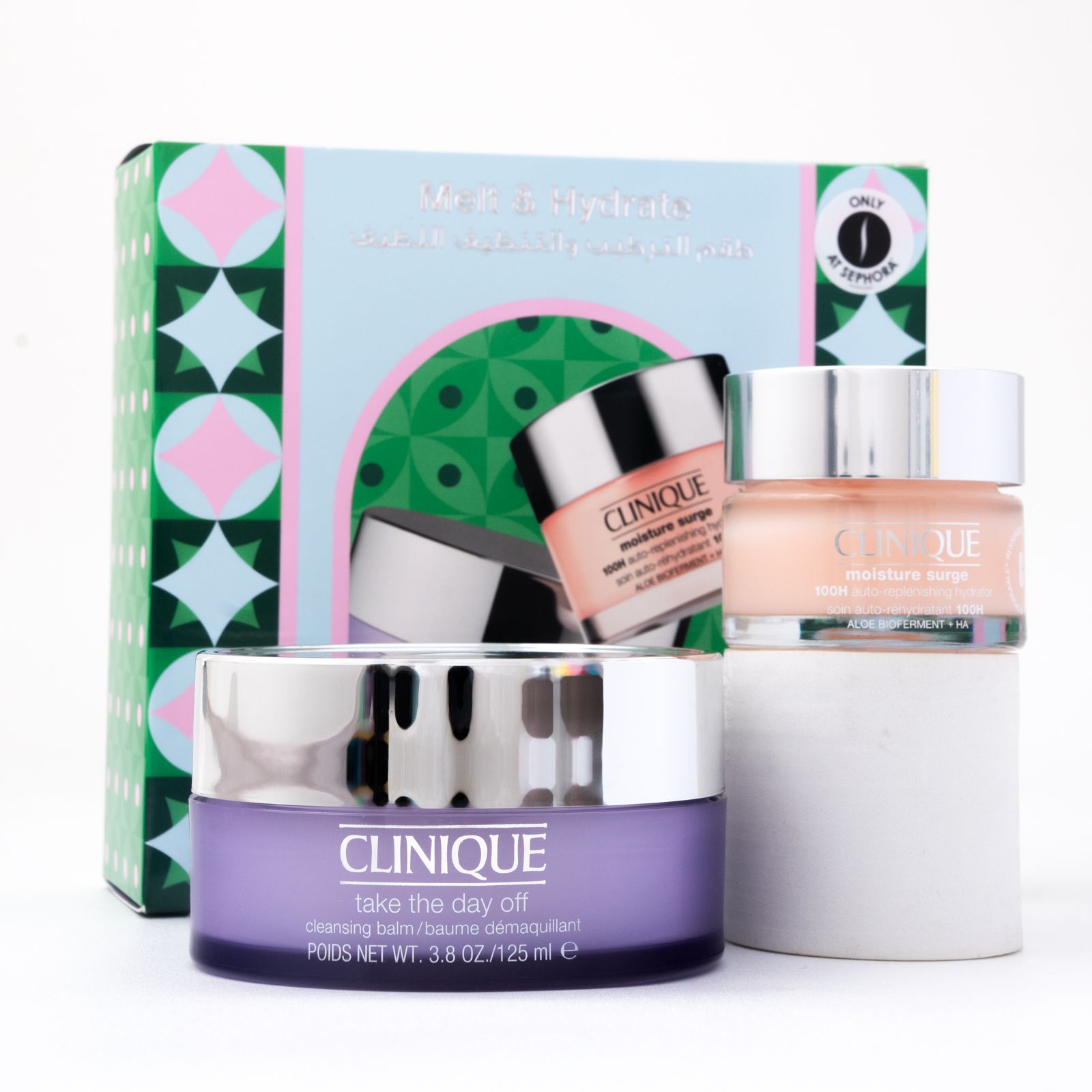 CLINIQUE Melt &amp; Hydrate (Hydrator 30ml + Cleansing Balm 125ml) Set  كلينك سيت لترطيب والعناية بالبشرة