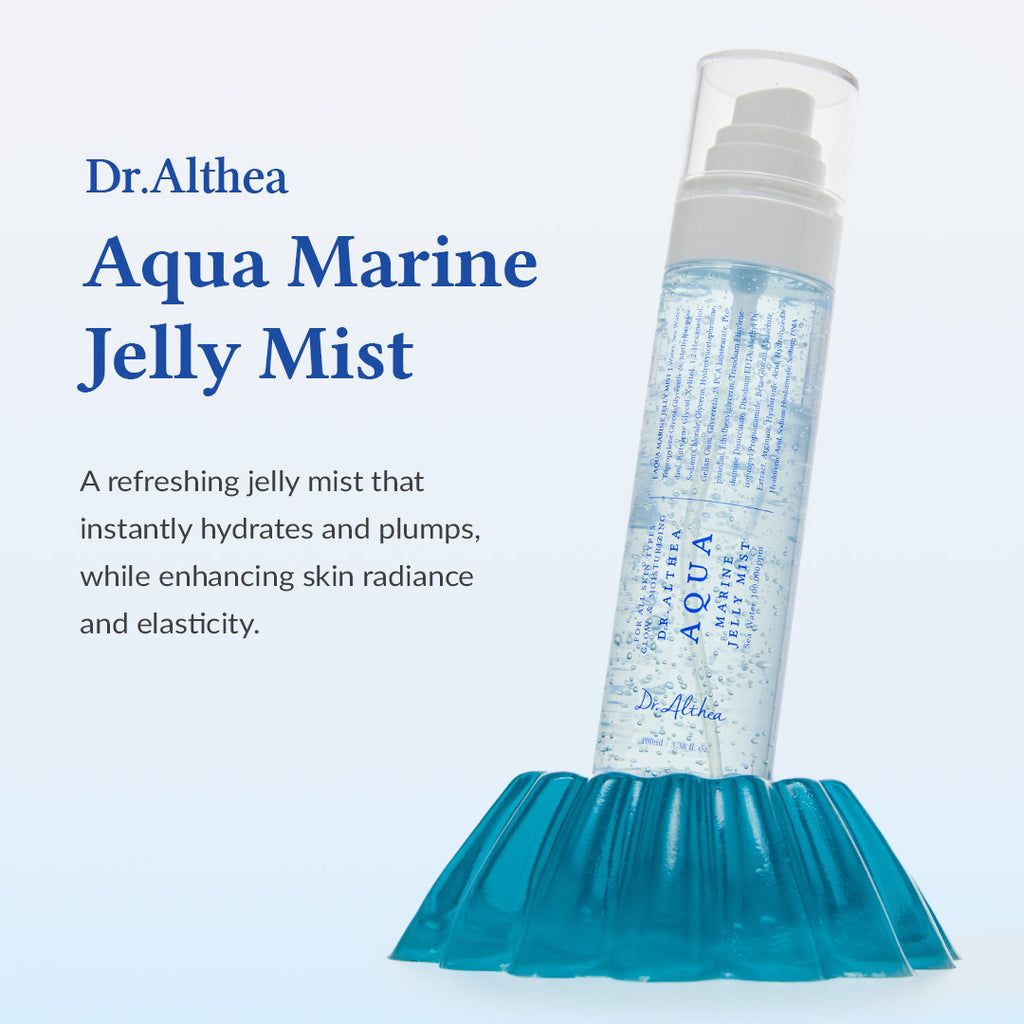 DR. ALTHEA AQUA MARINE JELLY MIST 100ml (For All Skin Types) دكتور ألثيا رذاذ الاشراقة والترطيب للعناية بالبشرة - Image 2