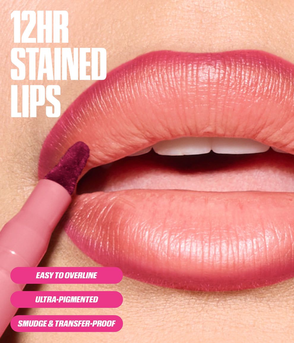 HUDA BEAUTY HABIBTI LIP DUO RAMADAN SET - ROSY PINK هدى بيوتي سيت هدايا للنساء - Image 2