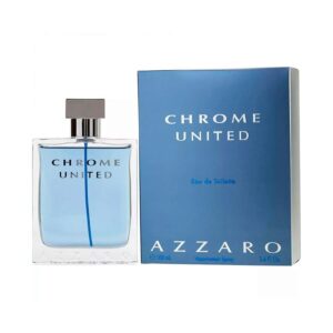 AZZARO CHROME UNITED EAU DE TOILETTE FOR MEN 100ml أزارو عطر للرجال