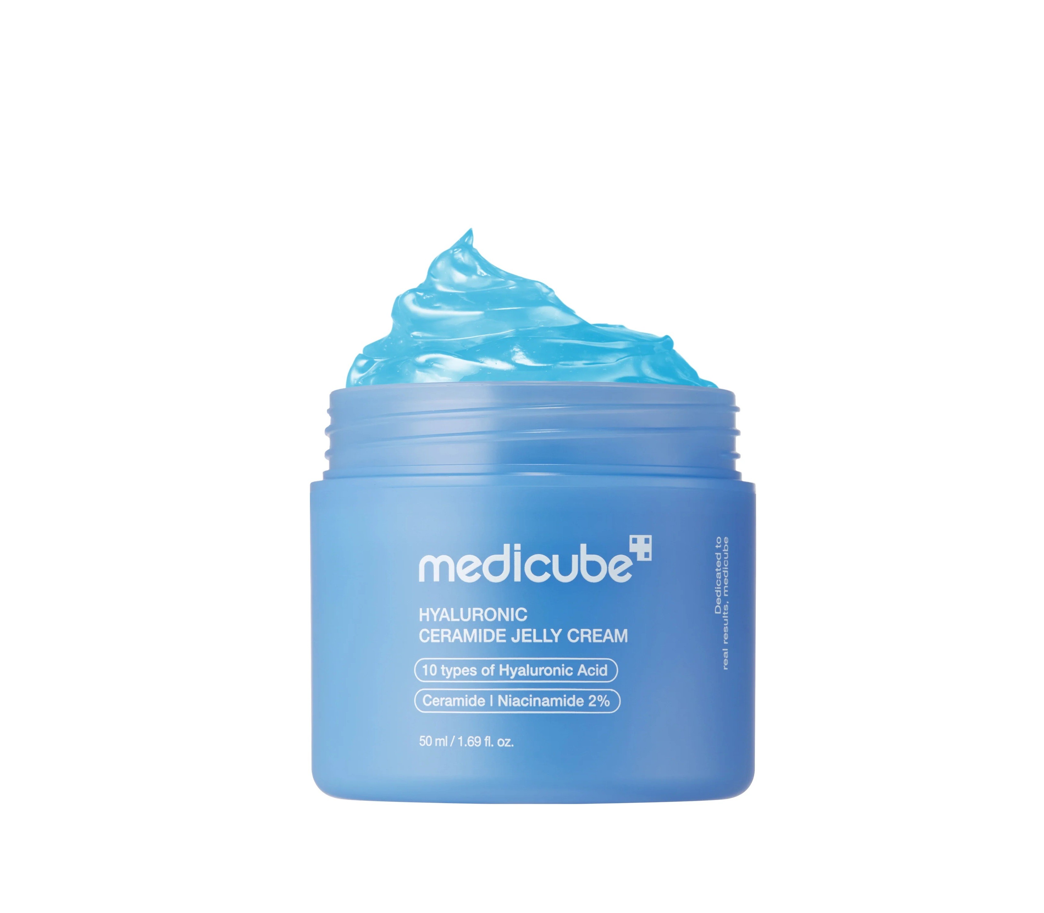 MEDICUBE Hyaluronic Ceramide Moisturizing Jelly Cream for All Skin Types 50ml  ميدكيوب كريم جل مرطب بحمض الهيالورونيك والسيراميد مناسب لجميع أنواع البشرة