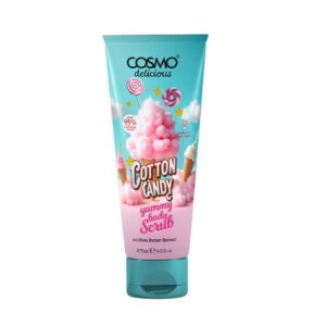 COSMO Cotton Candy Body Scrub With Shea Butter 275ml كوزمو مقشر للجسم برائحة حلوى القطن