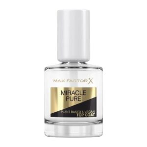 MAX FACTOR MIRACLE PURE NAIL CARE VEGAN TOP COAT ماكس فاكتور طلاء أظافر علوي