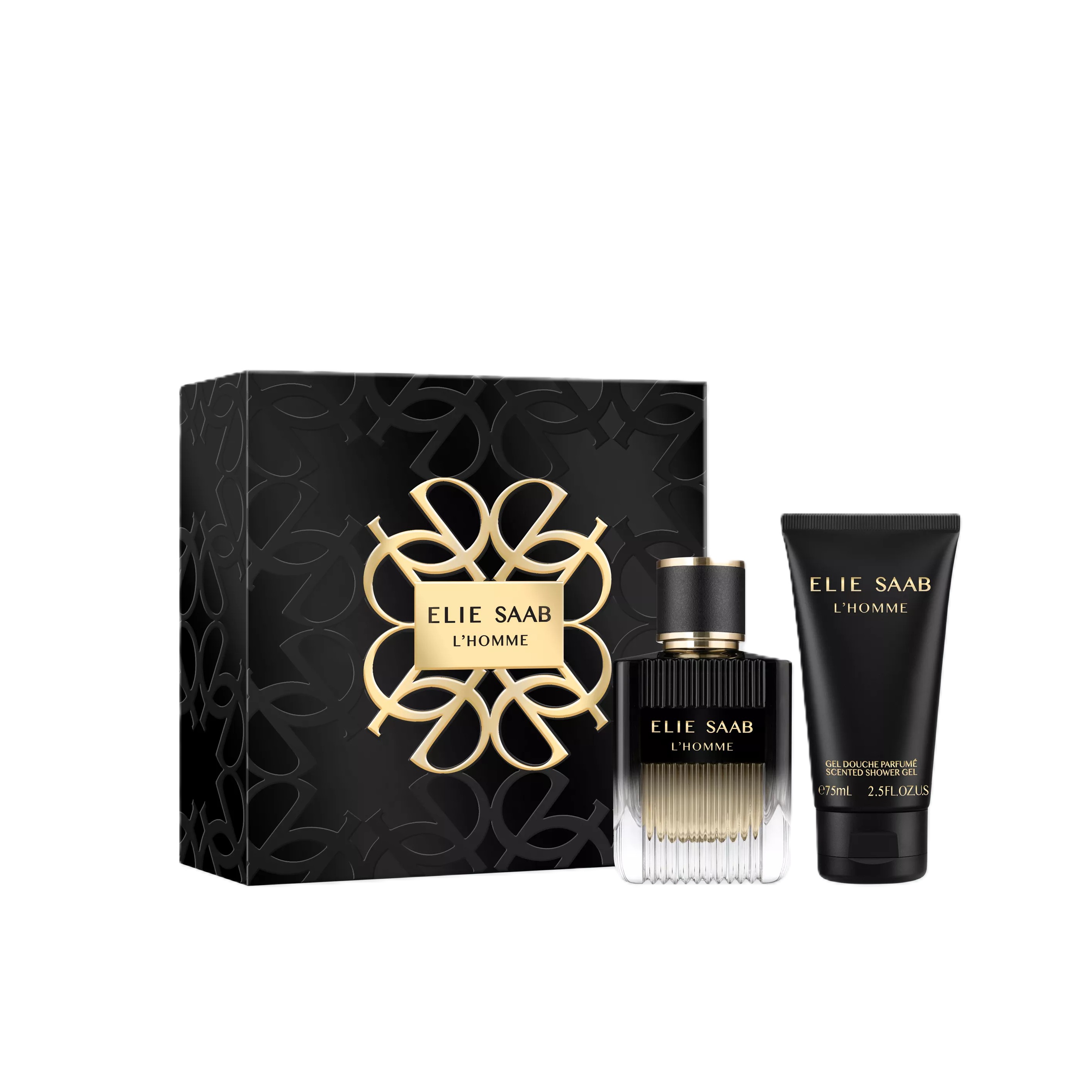 ELIE SAAB L Homme Gift Set - Eau de Parfum 50ml + Body Lotion 75ml ايلي صعب بكج هدايا للرجال