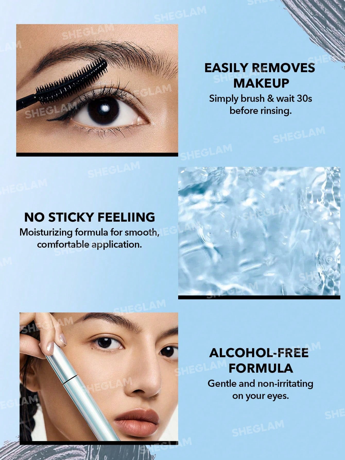 SHEGLAM Clean Queen Mascara Remover - CLEAR شيكلام مزيل مكياج العيون - Image 4