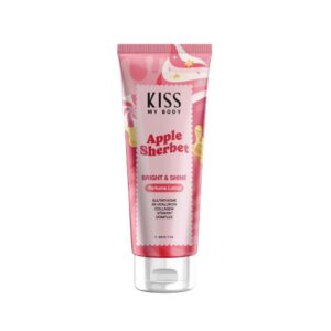KISS MY BODY Perfume Lotion Bright Shine Apple Sherbet 200g  مرطب لوشن معطر برائحة التفاح المنعش