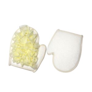 NASCITA Cotton Double-Sided Bath Fiber Peeling + Wisp - 03  ناسيتا لوفة استحمام قطنية مزدوجة الجوانب للجسم