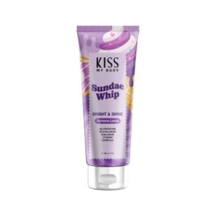 KISS MY BODY Perfume Lotion Bright Shine Sundae Whip 200g  مرطب لوشن للجسم معطر برائحة الفواكه الاستوائية