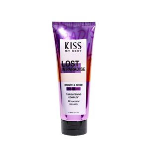KISS MY BODY Bright Shine Perfume Lotion 226g - Lost in Paradise لوشن مرطب للجسم برائحة اليوسفي وزنابق الوادي والعنبر