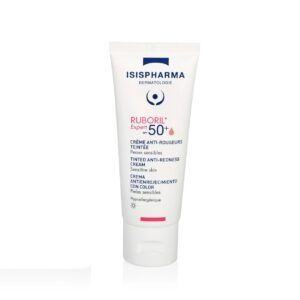 ISISPHARMA Ruboril Expert SPF50+ Tinted face cream rosacea 40ml  اسس فارما واقي شمس ملون مرطب ومضاد لإحمرار البشرة