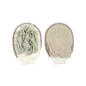 NASCITA Cotton Fiber Shower Gloves with Elastic - 007  ناسيتا لوفة استحمام من ألياف القطن للجسم