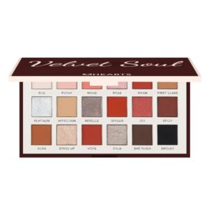 HEARTS Velvet Soul 18-Color Eyeshadow Palette  هارتس باليت ظلال العيون فيلفيت سول بـ 18 لونًا