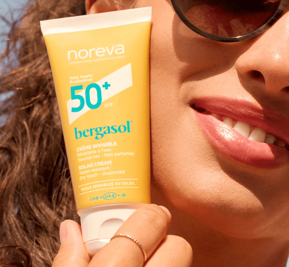 NOREVA BERGASOL Invisible Sun Cream SPF50+ 50ml نوريفا واقي شمس مرطب للبشرة - Image 2