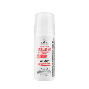 SCENTIO Pink Collagen Anti-Perspirant & Extra-Fresh Deodorant 50ml  سينتيو مزيل تعرق بالكولاجين