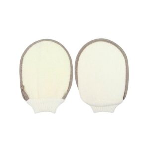 NASCITA Cotton Fiber Shower Gloves Elastic - 0008 ناسيتا لوفة ألياف القطن للجسم