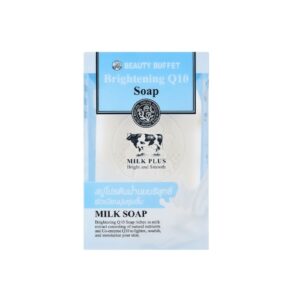 SCENTIO Milk Plus Brightening Q10 Soap  سينتيو صابونه لتفتيح وتنظيف البشرة بعمق