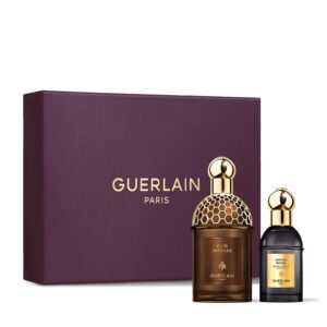 GUERLAIN PARIS Absolus Allegoria Cuir Intense Eau de Parfum gift set 125ml+40ml  كيرلاين بكج هدايا للرجال