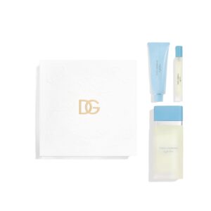 DOLCE & GABBANA Light Blue Eau De Toilette Gift Set For women (100ml+10ml+50ml) دولجي كابانا بكج هدايا للنساء