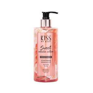 KISS MY BODY Perfume Shower Gel 380ml - Sweet Vanilla Cotton غسول معطر للجسم