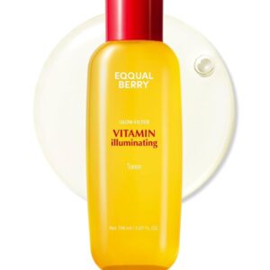 EQQUALBERRY GLOW FILTER VITAMIN ILLUMINATING TONER 150ml (For All Skin Types) ايكوال بيري تونر معزز لإشراقة البشرة