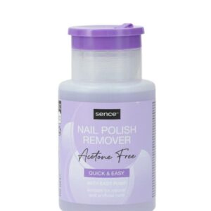 SENCE BEAUTY NAIL POLISH REMOVER ACETONE FREE 150ml سينس بيوتي مزيل طلاء الأظافر خال من الاسيتون