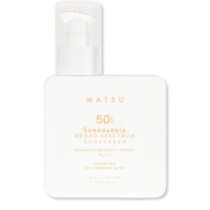 MATSU SUNGUARDIA BROAD SPECTRUM SUNSCREEN SPF 50+ 100ml (For All Skin Types) ماتسو واقي شمس للبشرة