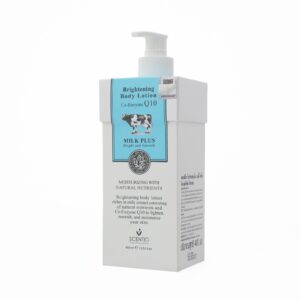 SCENTIO MILK PLUS WHITENING Q10 BODY LOTION 400ml سينتيو لوشن حليبي مرطب ومجدد للجسم