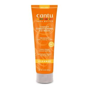 CANTU SHEA BUTTER FOR NATURAL HAIR COMPLETE CONDITIONING CO-WASH 283g كانتو منظف كريمي للشعر المجعد والمموج
