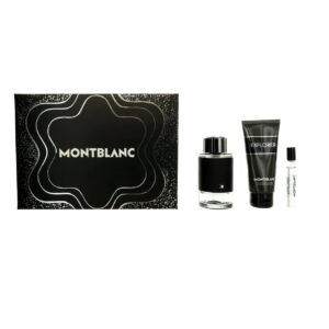 MONTBLANC Explorer Eau De Parfum Gift Set For Men (100ml+ 7.5ml) + All Over Shower Gel (100ml) مونت بلانك بكج هدايا للرجال