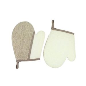 NASCITA Cotton Gloves Back Pouch - 0005  ناسيتا لوفة قطنية لتقشير الجسم