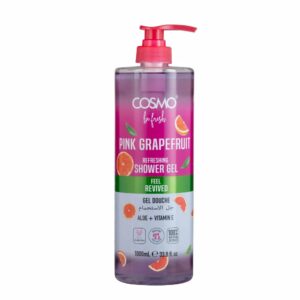 COSMO Pink Grapefruit Shower Gel 1000ml  كوزمو جل استحمام برائحة الجريب فروت الوردي
